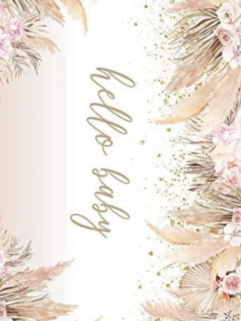 Beautiful Baby Shower backdrop & 2 sets of 